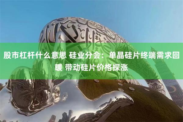股市杠杆什么意思 硅业分会：单晶硅片终端需求回暖 带动硅片价格探涨
